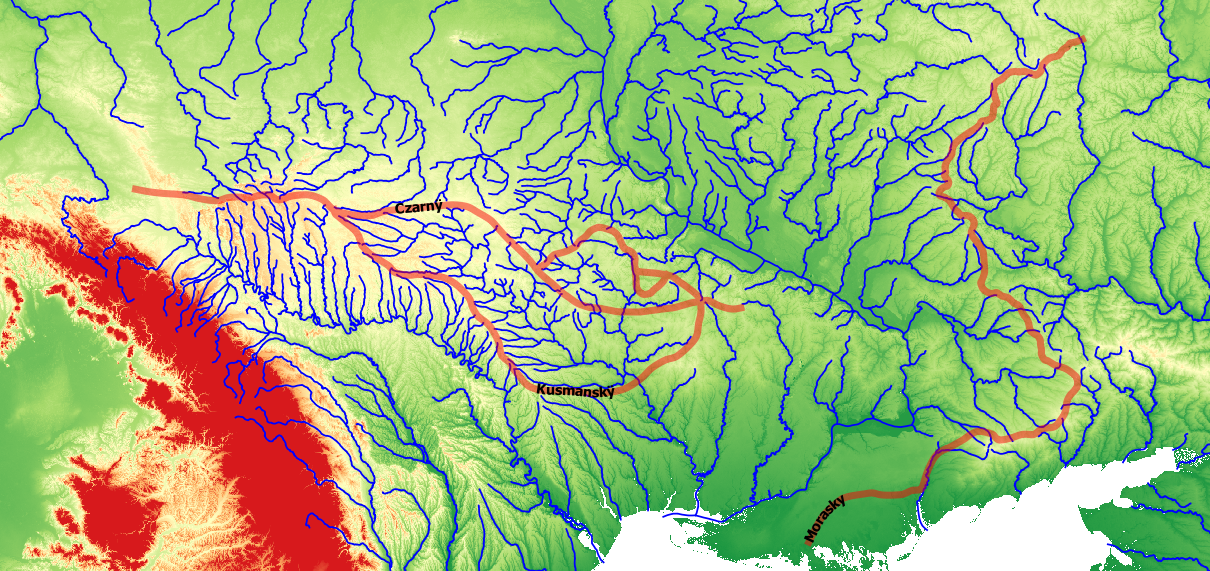 BSZLAK - Beauplan’s 17th Century Szlak Routes Across the Pontic Steppe