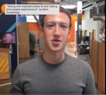 Mark Zuckerberg talking with engineers about AI and helping blind people experience photos