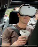 Zuckerberg Facebook video about virtual and mixed reality experiences in cars