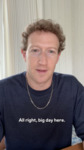 Zuckerberg Facebook video about a new version of Meta AI